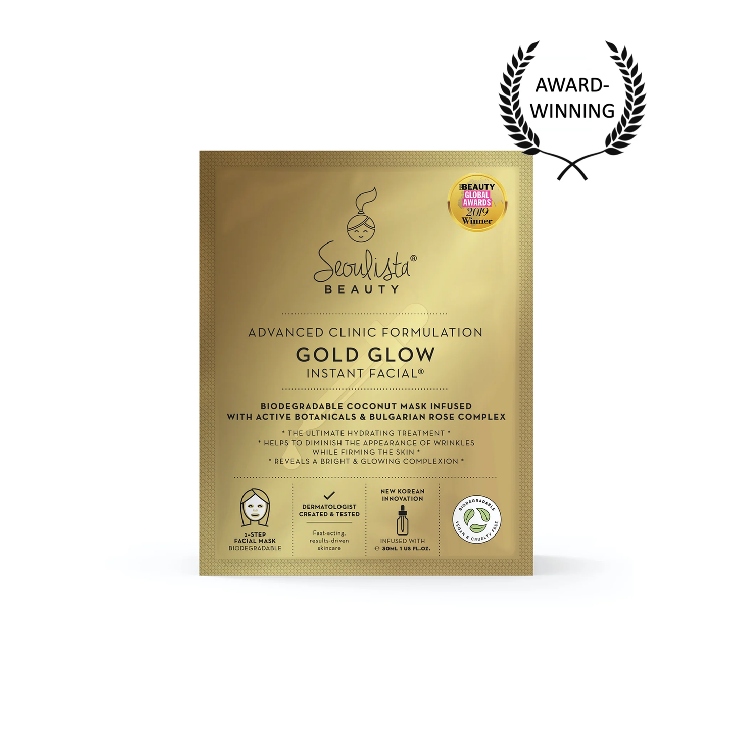 Seoulista Gold Glow Instant Facial® - Seoulista Beauty